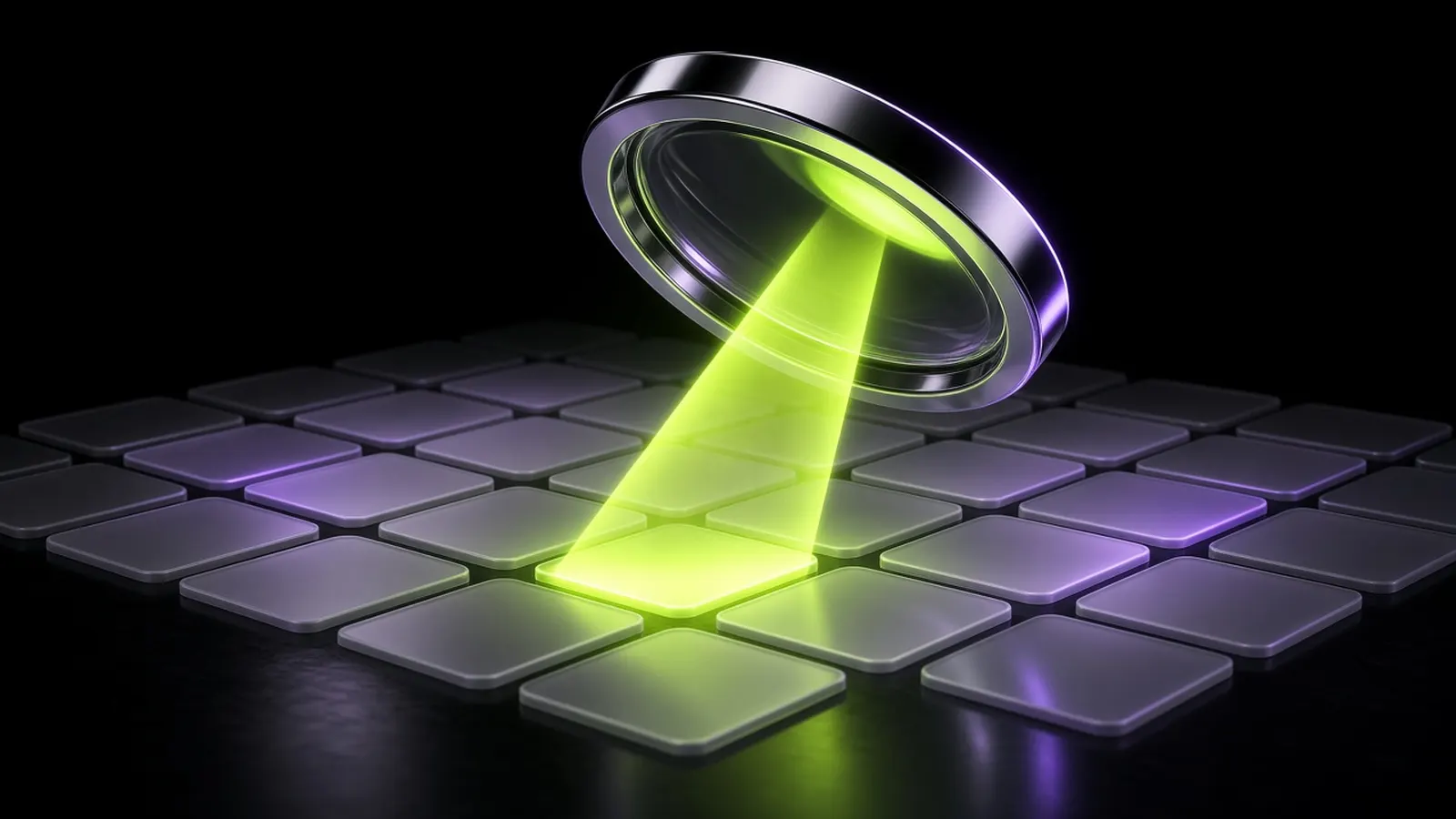 Abstract 3D illustration for AI SEO and Answer Engine Optimization (AEO): A Guide