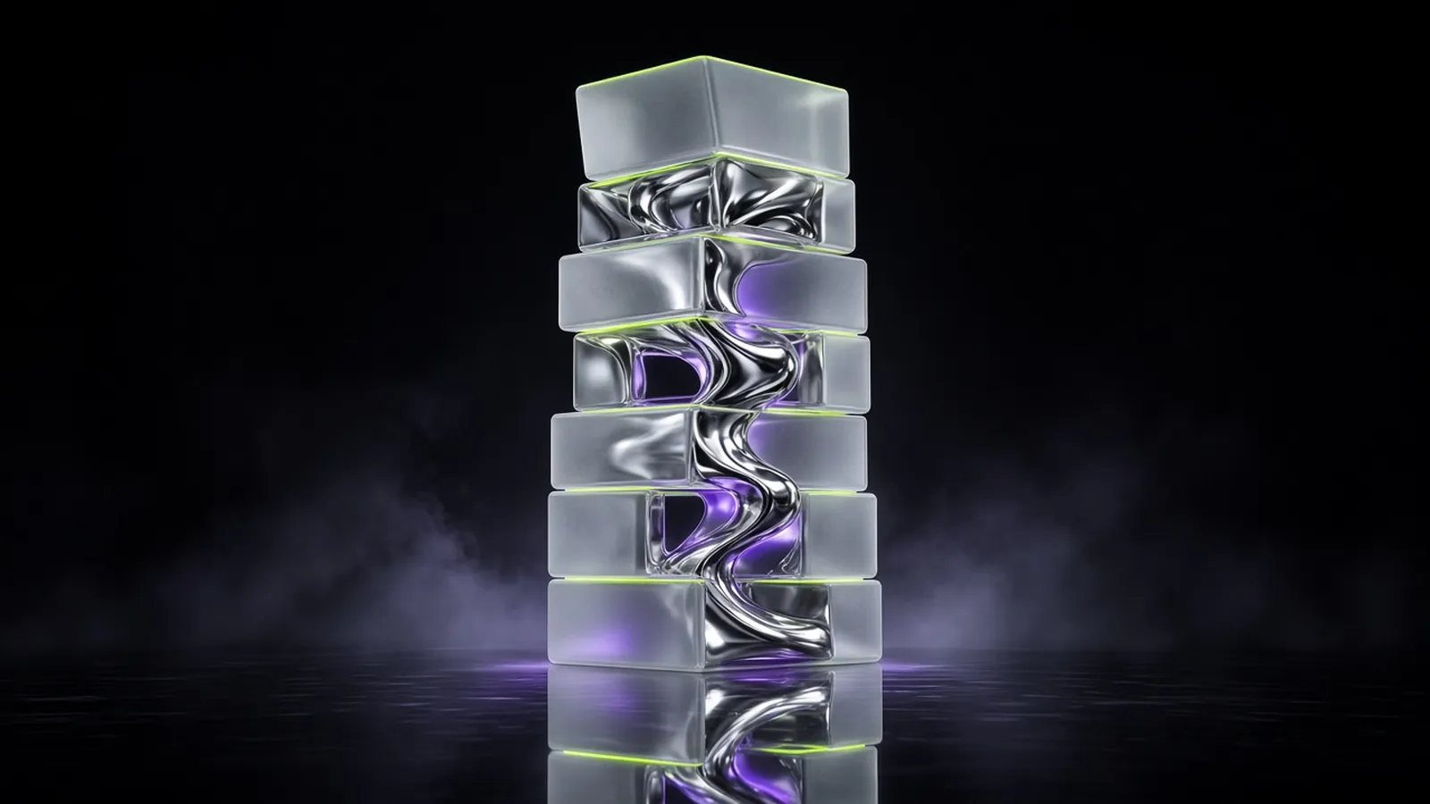 Abstract 3D visual for the Capgemini case study