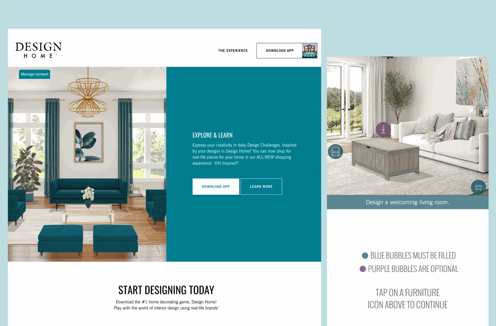 EA Design Home project by Startup Slang