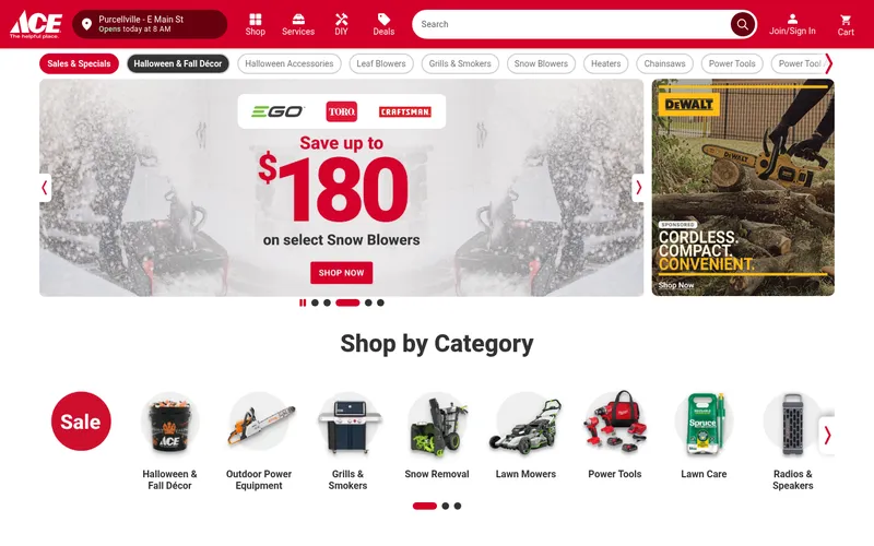 Ace Hardware project by Startup Slang