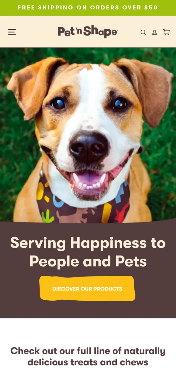 petnshape.com on mobile